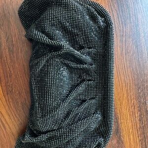 Black evening bag- Aqua $85